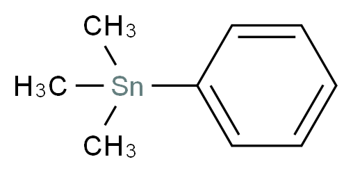 trimethyl(phenyl)stannane_分子结构_CAS_934-56-5