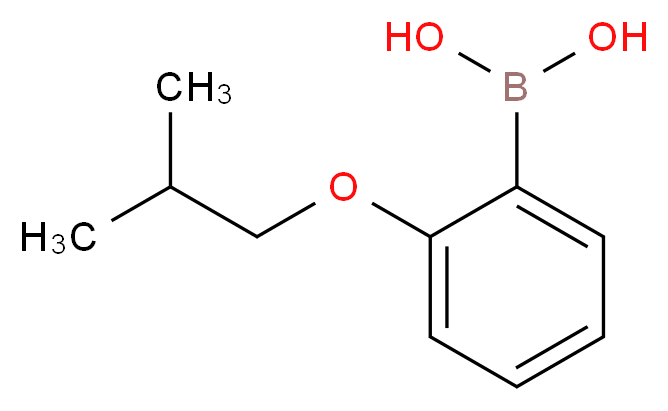 2-异丁氧基苯硼酸_分子结构_CAS_833486-92-3)
