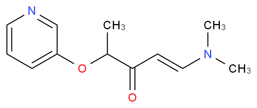 1-(Dimethylamino)-4-(3-pyridinyloxy)-1-penten-3-one_分子结构_CAS_)
