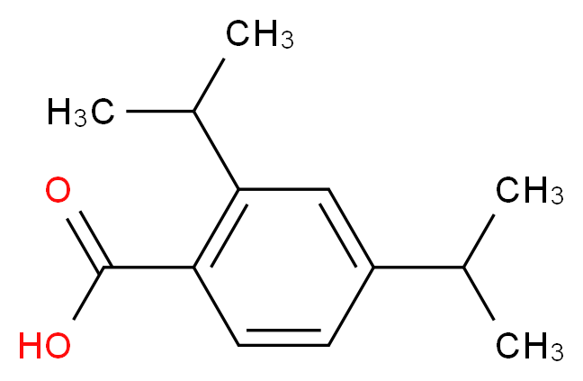 2,4-diisopropylbenzoic acid_分子结构_CAS_108961-55-3)