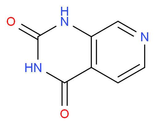 1H,2H,3H,4H-pyrido[3,4-d]pyrimidine-2,4-dione_分子结构_CAS_21038-67-5