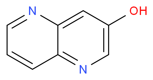 1,5-Naphthyridin-3-ol_分子结构_CAS_14756-78-6)