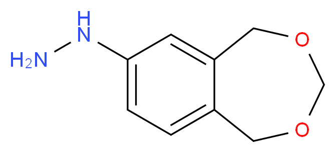 1,5-dihydro-2,4-benzodioxepin-7-ylhydrazine_分子结构_CAS_915921-13-0)