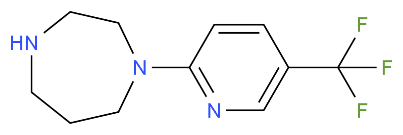 1-(5-(trifluoromethyl)pyridin-2-yl)-1,4-diazepane_分子结构_CAS_)