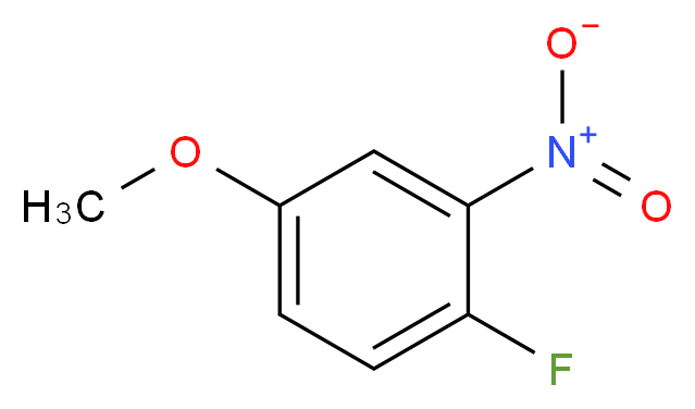 1-fluoro-4-methoxy-2-nitrobenzene_分子结构_CAS_61324-93-4