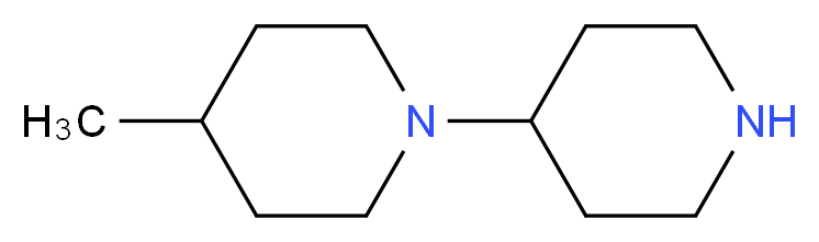 4-(4-Methylpiperidin-1-yl)piperidine_分子结构_CAS_116797-02-5)