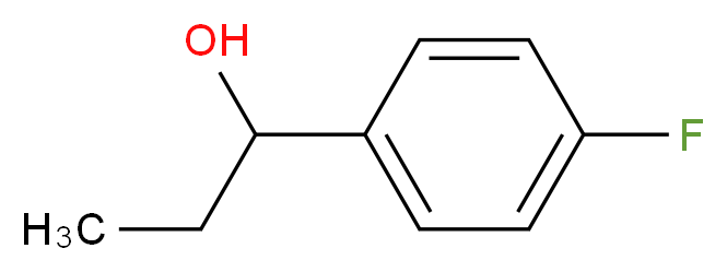 1-(4-Fluorophenyl)propan-1-ol_分子结构_CAS_)