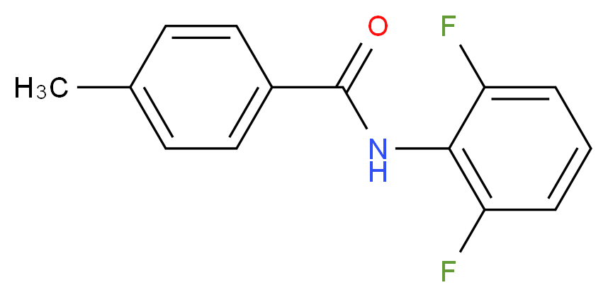 N-(2,6-Difluorophenyl)-4-methylbenzamide_分子结构_CAS_639500-86-0)