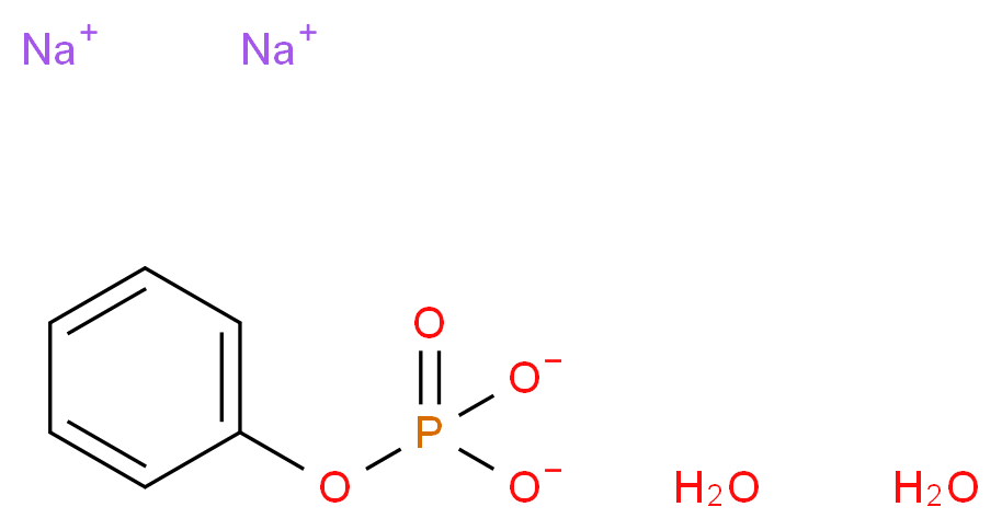 disodium dihydrate phenyl phosphate_分子结构_CAS_66778-08-3