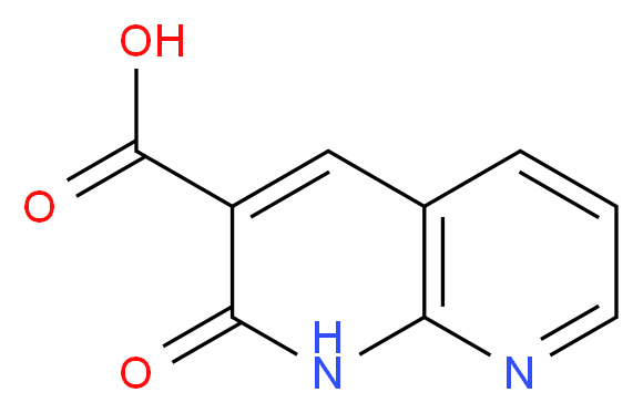 2-oxo-1,2-dihydro-1,8-naphthyridine-3-carboxylic acid_分子结构_CAS_)
