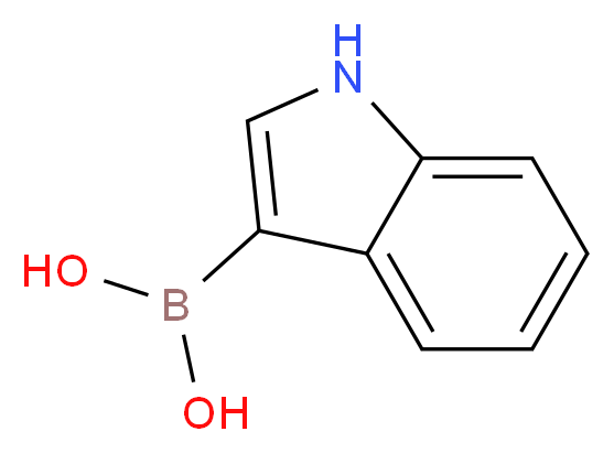 Indole-3-boronic acid_分子结构_CAS_741253-05-4)