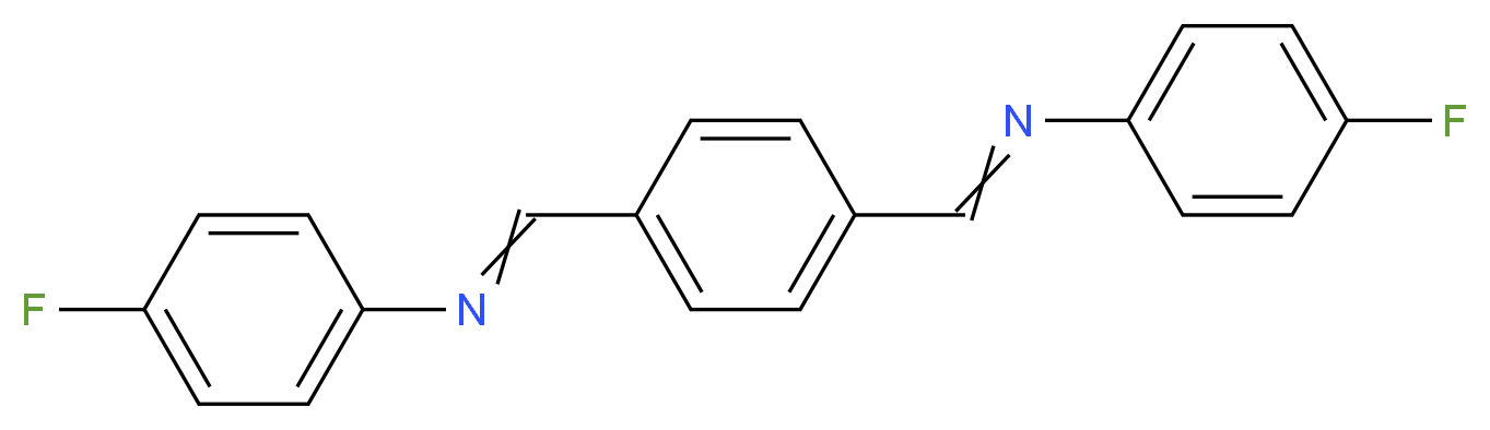 Terephthalbis(4-fluoroaniline)_分子结构_CAS_17866-84-1)