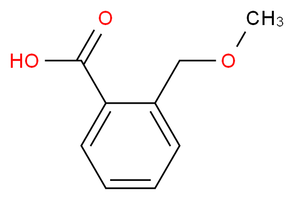 2-(Methoxymethyl)benzoic acid_分子结构_CAS_)