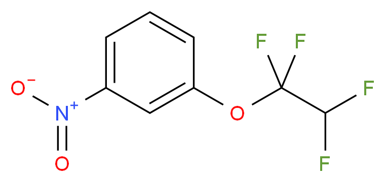 1-Nitro-3-(1,1,2,2-tetrafluoroethoxy)benzene_分子结构_CAS_1644-21-9)