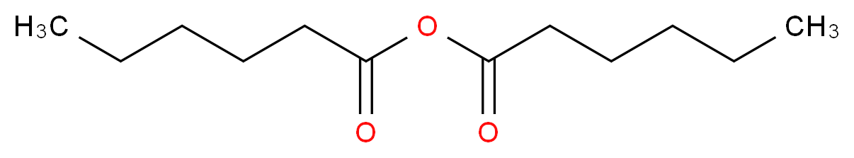 hexanoyl hexanoate_分子结构_CAS_2051-49-2