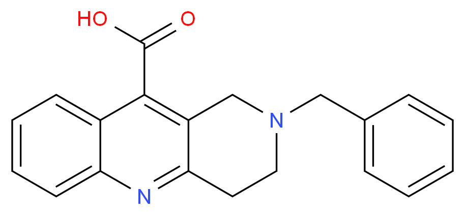 2-Benzyl-1,2,3,4-tetrahydro-benzo[b][1,6]naphthyridine-10-carboxylic acid_分子结构_CAS_99117-21-2)