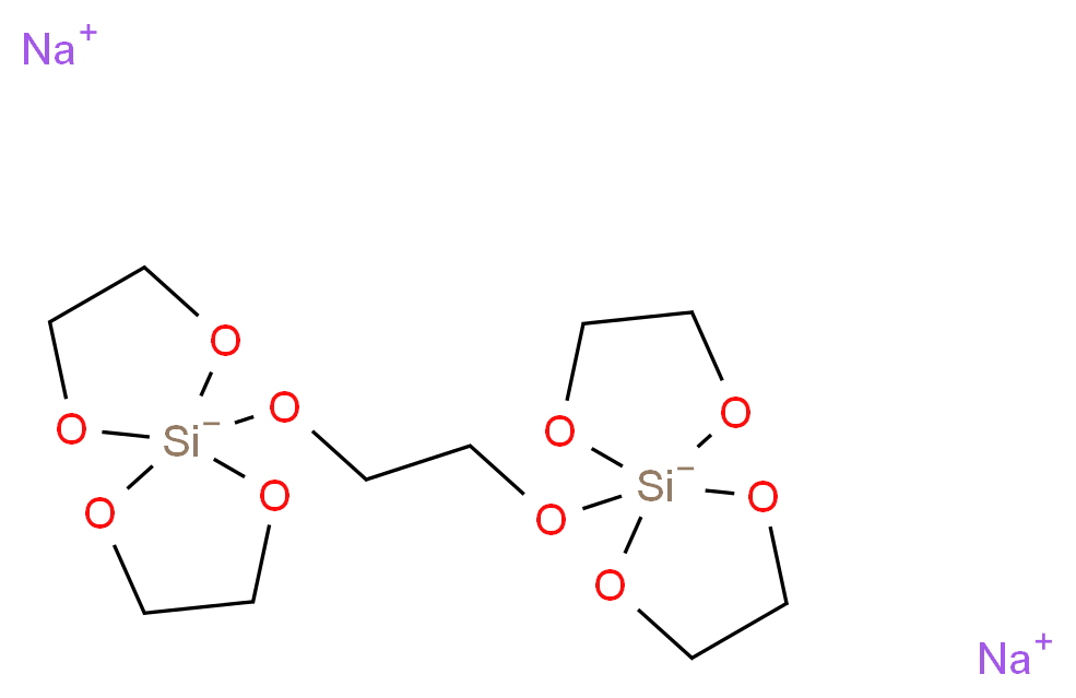 disodium 5-(2-{1,4,6,9-tetraoxa-5-silaspiro[4.4]nonan-5-uid-5-yloxy}ethoxy)-1,4,6,9-tetraoxa-5-silaspiro[4.4]nonan-5-uide_分子结构_CAS_137704-78-0