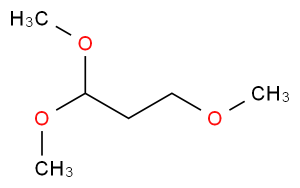 1,1,3-三甲氧基丙烷_分子结构_CAS_14315-97-0)