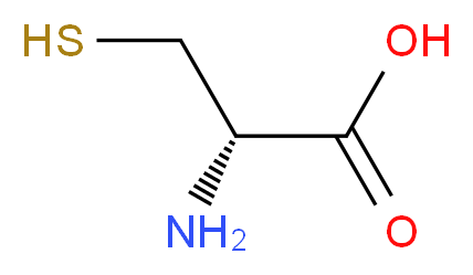 (2S)-2-amino-3-sulfanylpropanoic acid_分子结构_CAS_921-01-7
