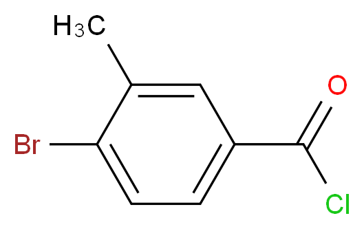 4-bromo-3-methylbenzoyl chloride_分子结构_CAS_21900-25-4