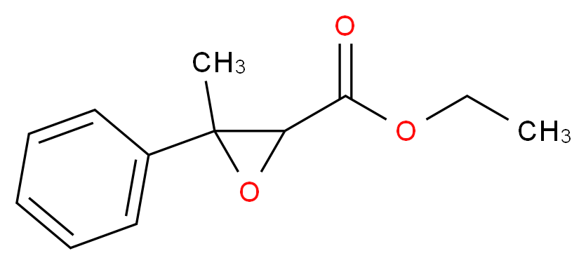 3-甲基-3-苯基缩水甘油酸乙酯_分子结构_CAS_77-83-8)