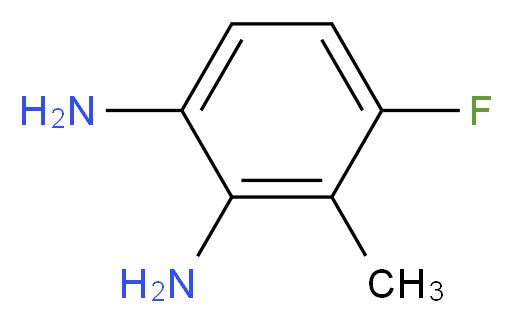 4-Fluoro-3-methylbenzene-1,2-diamine_分子结构_CAS_485832-95-9)