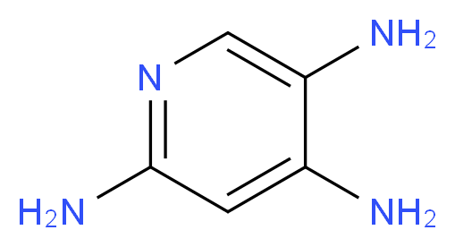 pyridine-2,4,5-triamine_分子结构_CAS_23244-87-3