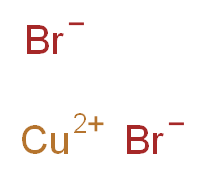 二溴化铜(II),试剂级_分子结构_CAS_7789-45-9)