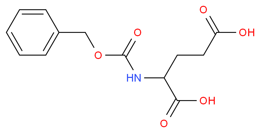 N-Cbz-L-Glutamic acid_分子结构_CAS_1155-62-0)