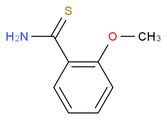 2-甲氧基苯硫代甲酰胺_分子结构_CAS_42590-97-6)