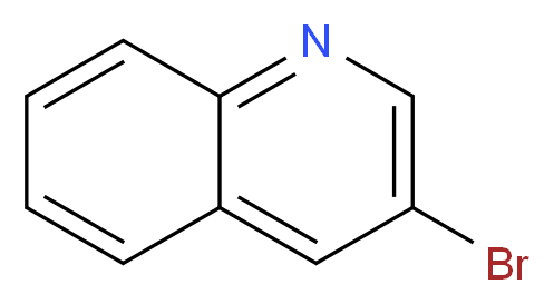 3-bromoquinoline_分子结构_CAS_5332-24-1