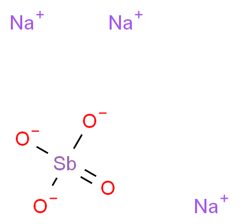 trisodium stiborate_分子结构_CAS_15432-85-6