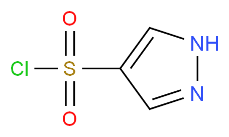 1H-pyrazole-4-sulfonyl chloride_分子结构_CAS_438630-64-9