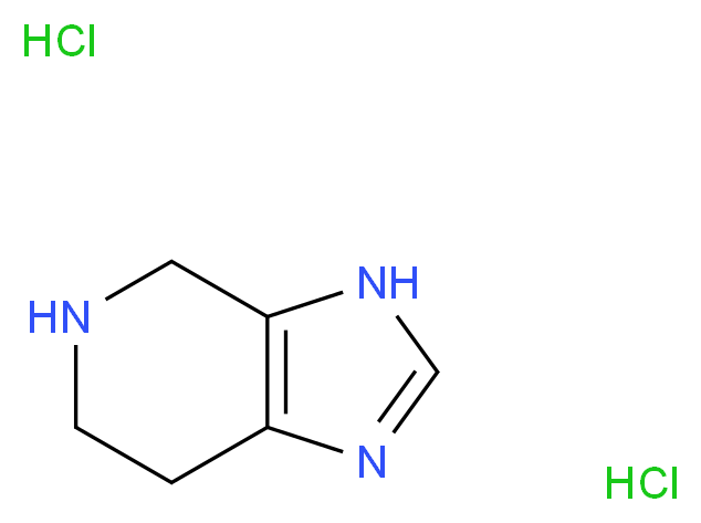 4,5,6,7-Tetrahydro-3H-imidazo[4,5-c]pyridine dihydrochloride_分子结构_CAS_62002-31-7)