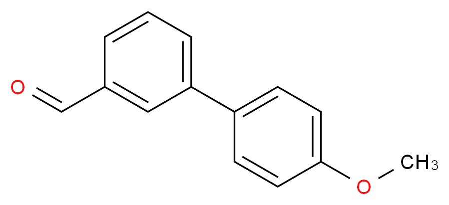 3-(4-methoxyphenyl)benzaldehyde_分子结构_CAS_118350-17-7