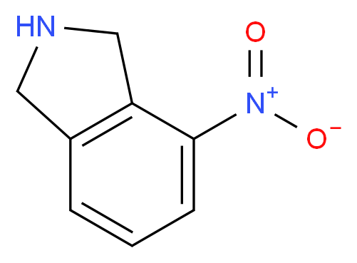4-nitro-2,3-dihydro-1H-isoindole_分子结构_CAS_748735-45-7
