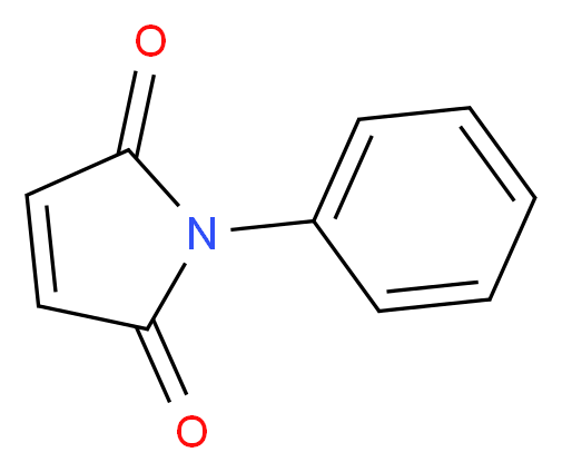 1-phenyl-2,5-dihydro-1H-pyrrole-2,5-dione_分子结构_CAS_941-69-5