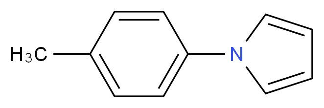 1-(4-methylphenyl)-1H-pyrrole_分子结构_CAS_827-60-1