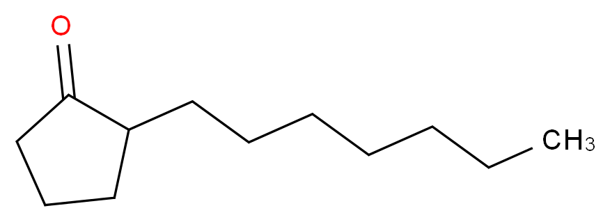 2-heptylcyclopentanone_分子结构_CAS_)