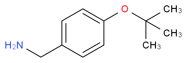 [4-(tert-butoxy)phenyl]methanamine_分子结构_CAS_)