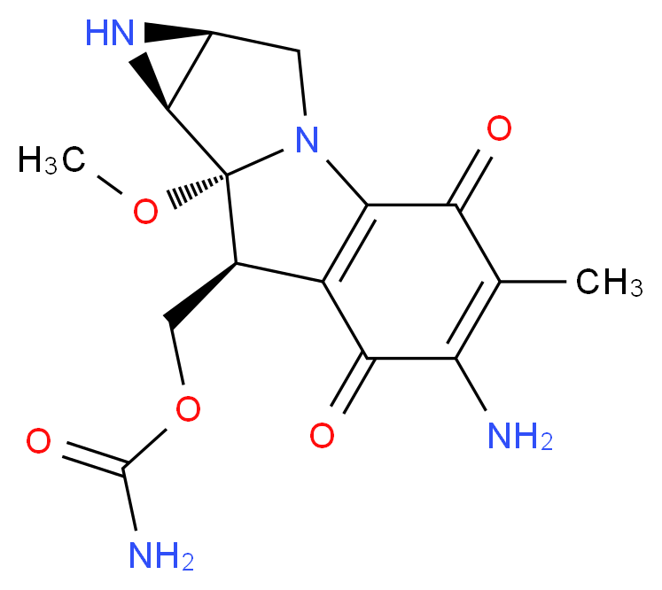 Mitomycin C_分子结构_CAS_50-07-7)