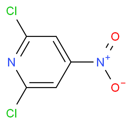 2,6-Dichloro-4-nitropyridine_分子结构_CAS_25194-01-8)