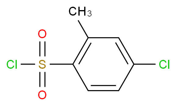 4-Chloro-2-methylbenzenesulfonyl chloride_分子结构_CAS_)