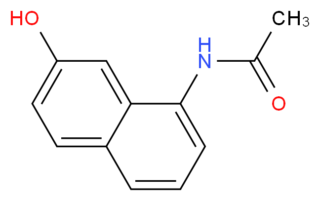1-acetamido-7-hydroxyNaphthalene_分子结构_CAS_6470-18-4)