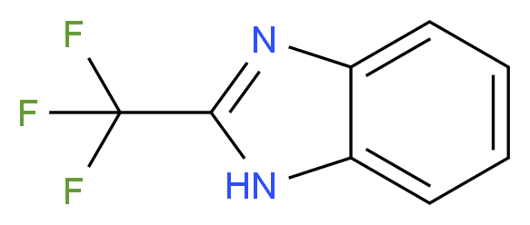 2-(三氟甲基)苯并咪唑_分子结构_CAS_312-73-2)