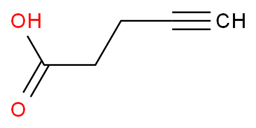 Pent-4-ynoic acid_分子结构_CAS_6089-09-4)