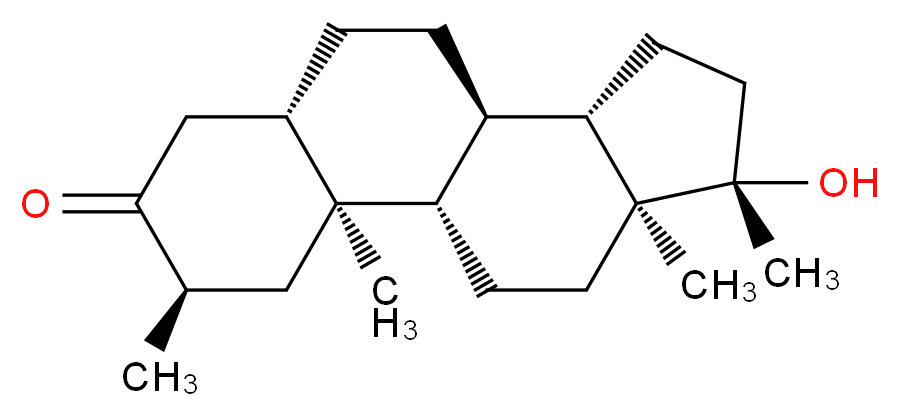 (1S,2S,4R,7S,10R,11S,14S,15S)-14-hydroxy-2,4,14,15-tetramethyltetracyclo[8.7.0.0<sup>2</sup>,<sup>7</sup>.0<sup>1</sup><sup>1</sup>,<sup>1</sup><sup>5</sup>]heptadecan-5-one_分子结构_CAS_3381-88-2