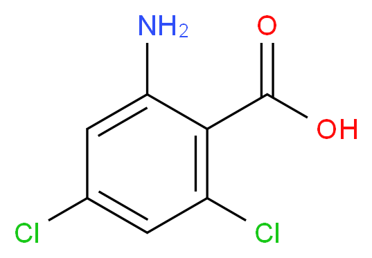 2-Amino-4,6-dichlorobenzoic acid_分子结构_CAS_20776-63-0)