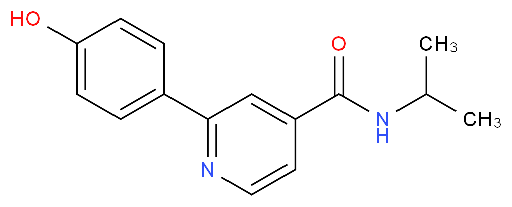 2-(4-hydroxyphenyl)-N-isopropylisonicotinamide_分子结构_CAS_)