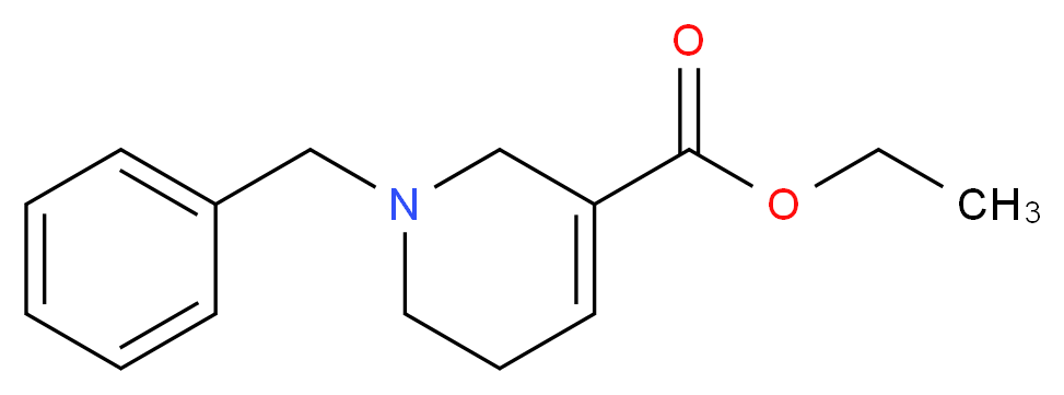 Ethyl 1-benzyl-1,2,5,6-tetrahydropyridine-3-carboxylate_分子结构_CAS_1159982-41-8)